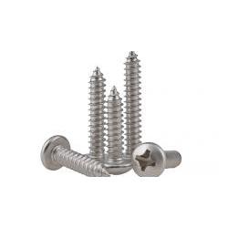 304 Stainless steel pan head/round head tapping screws M3 100pcs