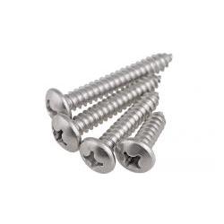 304 Stainless steel pan head/round head tapping screws M4.2 10pcs