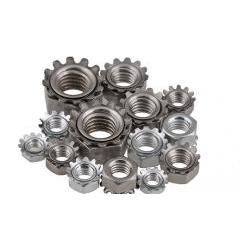 304 Stainless steel hexagon multi tooth/K-type nut M4-M8 10pcs