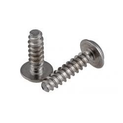 304 Stainless steel pan sunk head Tail tapping screws with pad M2 100pcs