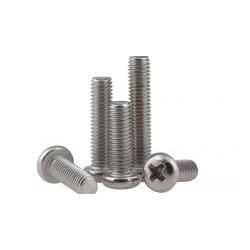 304 Stainless steel round head screws M2.5 100pcs