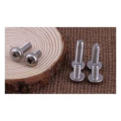 304 Stainless steel round head screws with pad M3-M5 10pcs