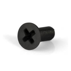 Nylon cross sunk head  screw black colour M5-M8 10pcs