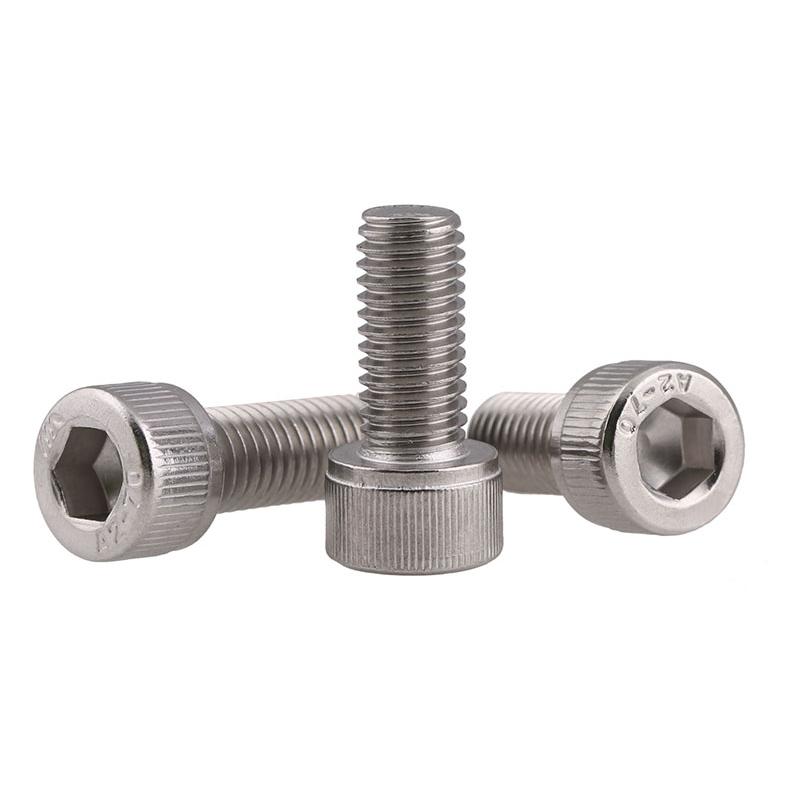 A2 304 Stainless Steel Allen Key Bolts Socket Head Cap Screws DIN912 M1.4 M1.6 