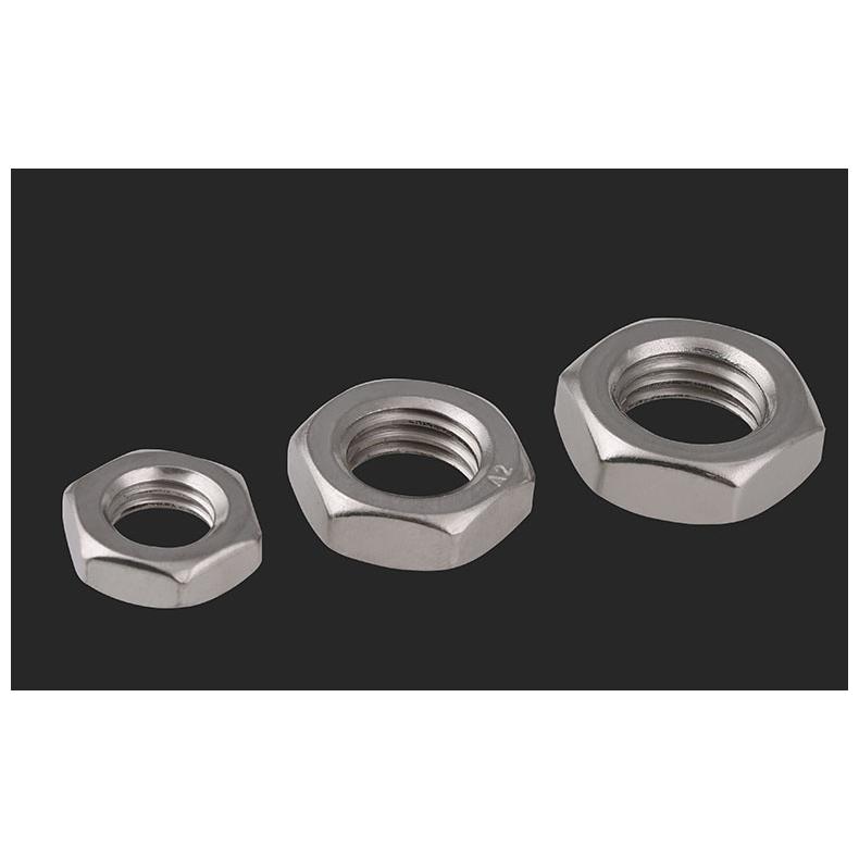 316 Stainless steel thin nut 10pcs