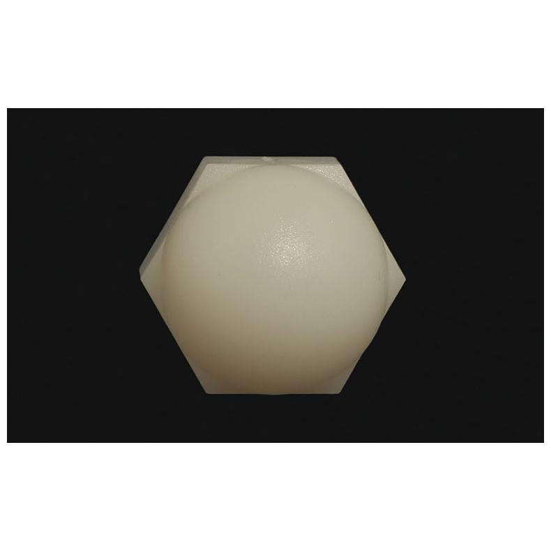 Nylon Hexagon cap nut white colour M3-M12 10pcs