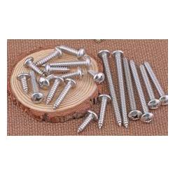 304 Stainless steel pan head/round head tapping screws M6 10pcs