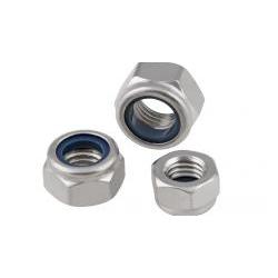 304 Stainless steel hexagon locking nut M2-M20 10pcs